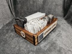 Cafe ve Restoran için Doğal Ahşap Menaj Takımı (Şekerlik, Peçetelik, Sosluk) - Model 5