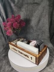 Cafe ve Restoran için Doğal Ahşap Menaj Takımı (Şekerlik, Peçetelik, Sosluk) - Model 11