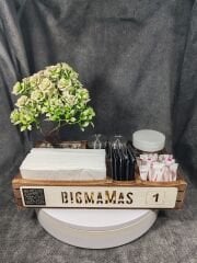 Cafe ve Restoran için Doğal Ahşap Menaj Takımı (Şekerlik, Peçetelik, Sosluk) - Model 13