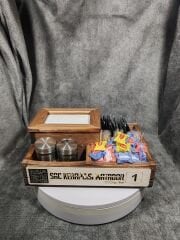 Cafe ve Restoran için Doğal Ahşap Menaj Takımı (Şekerlik, Peçetelik, Sosluk) - Model 22