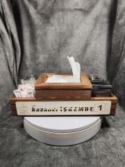 Cafe ve Restoran için Doğal Ahşap Menaj Takımı (Şekerlik, Peçetelik, Sosluk) - Model 24